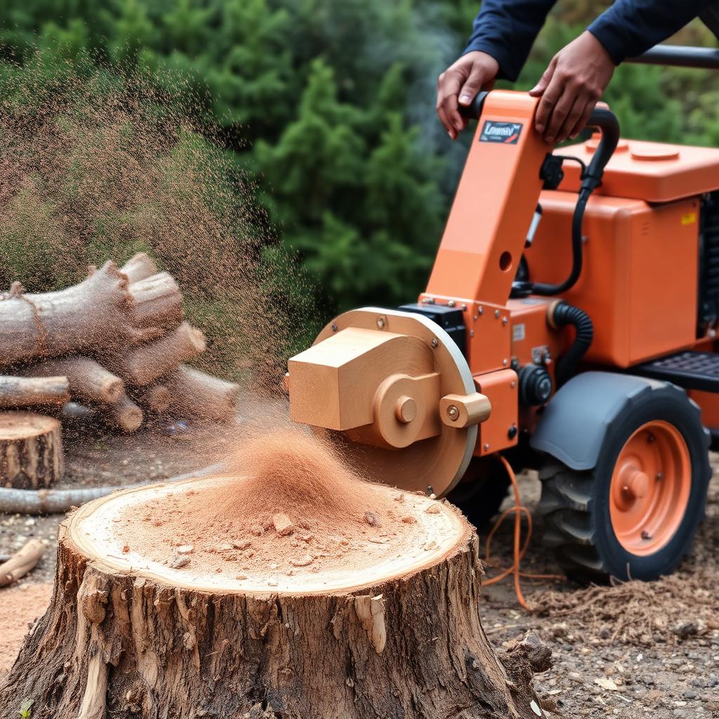Stump grinding